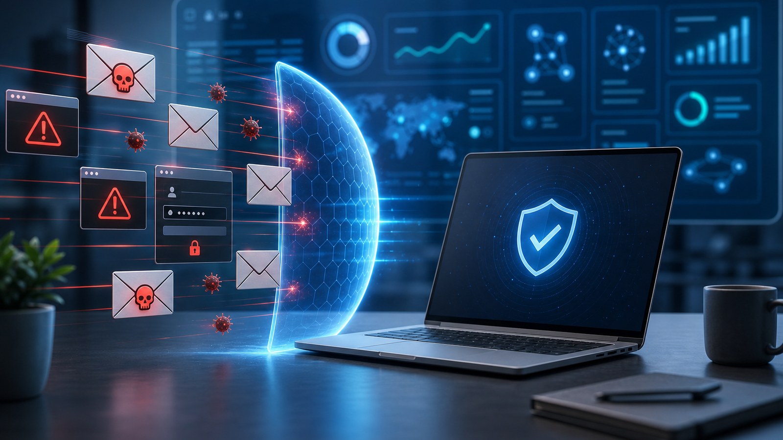 Phishing and malicious web attack protection for business users
