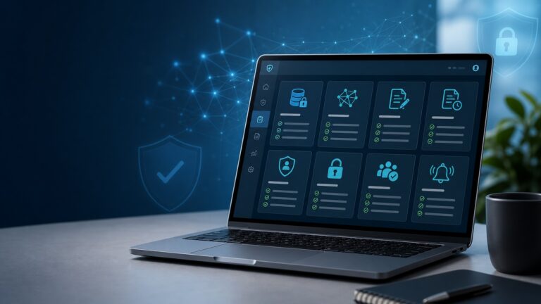 AI vendor risk assessment checklist dashboard with data permissions contracts and security controls