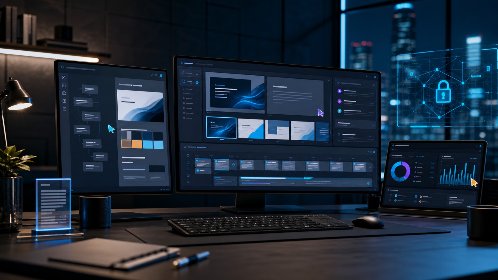 AI presentation tools dashboard with slide generation collaboration analytics and brand controls