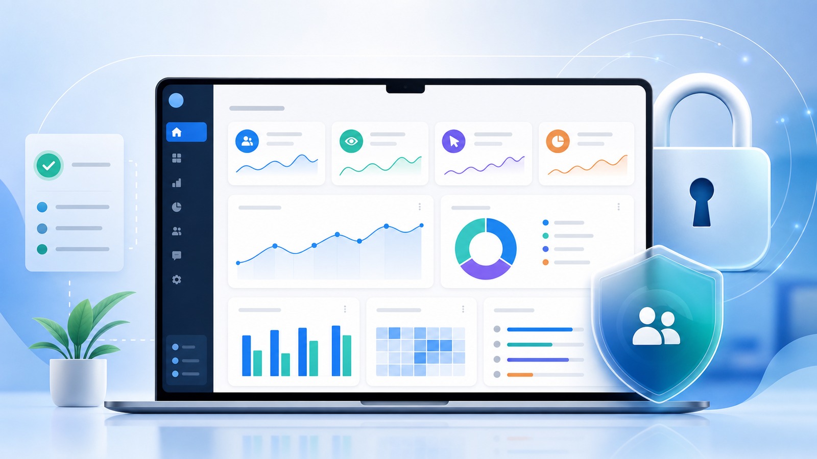 White-label marketing client portal with access controls