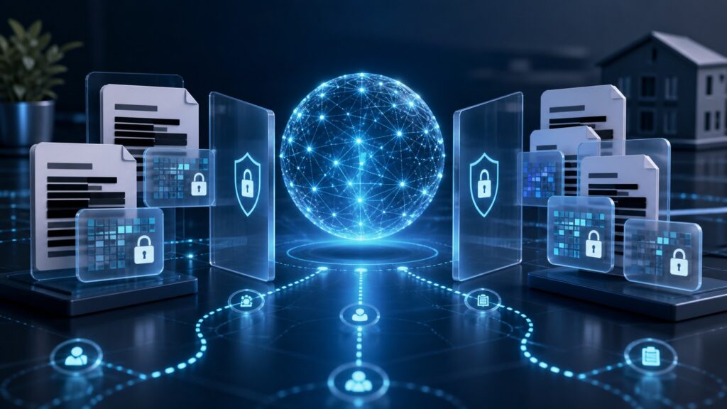 AI data leakage prevention dashboard with protected documents and access controls