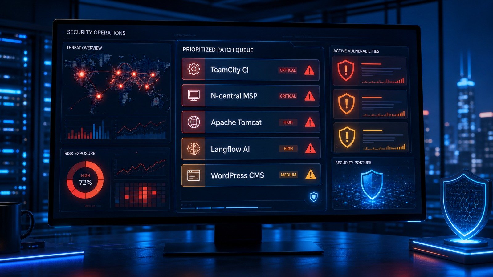 Prioritized CISA KEV patch queue for small business security teams