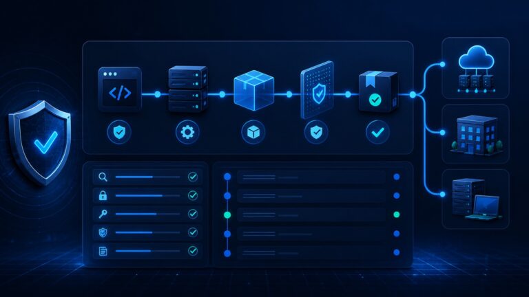 CI/CD security pipeline with signed artifacts and deployment checks for small businesses