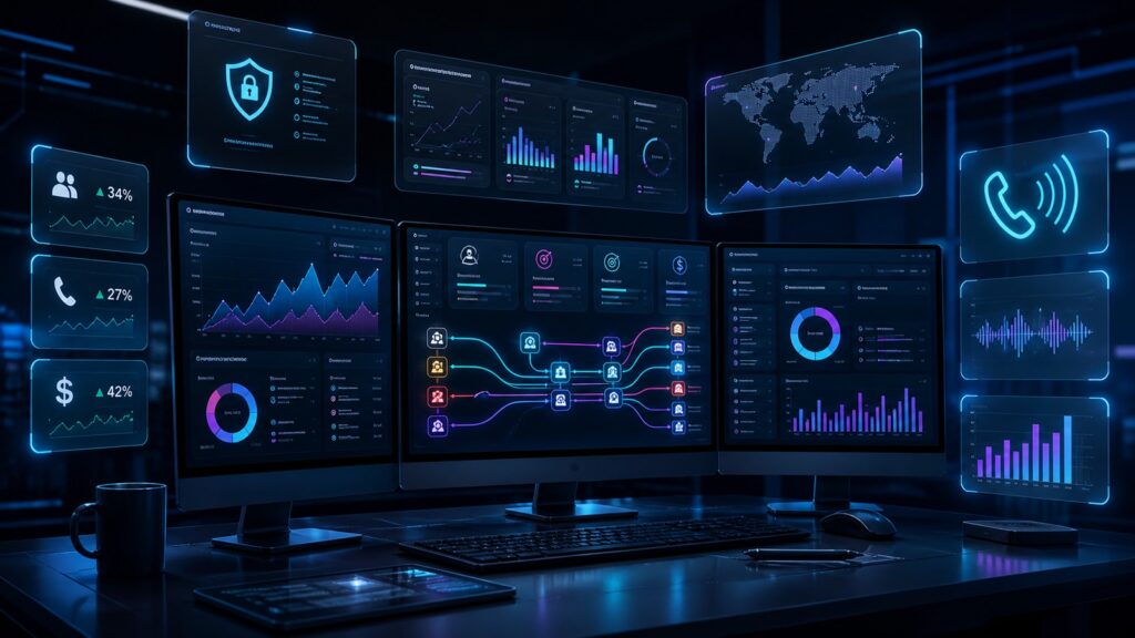 Marketing analytics tools dashboard for agency reporting and lead attribution