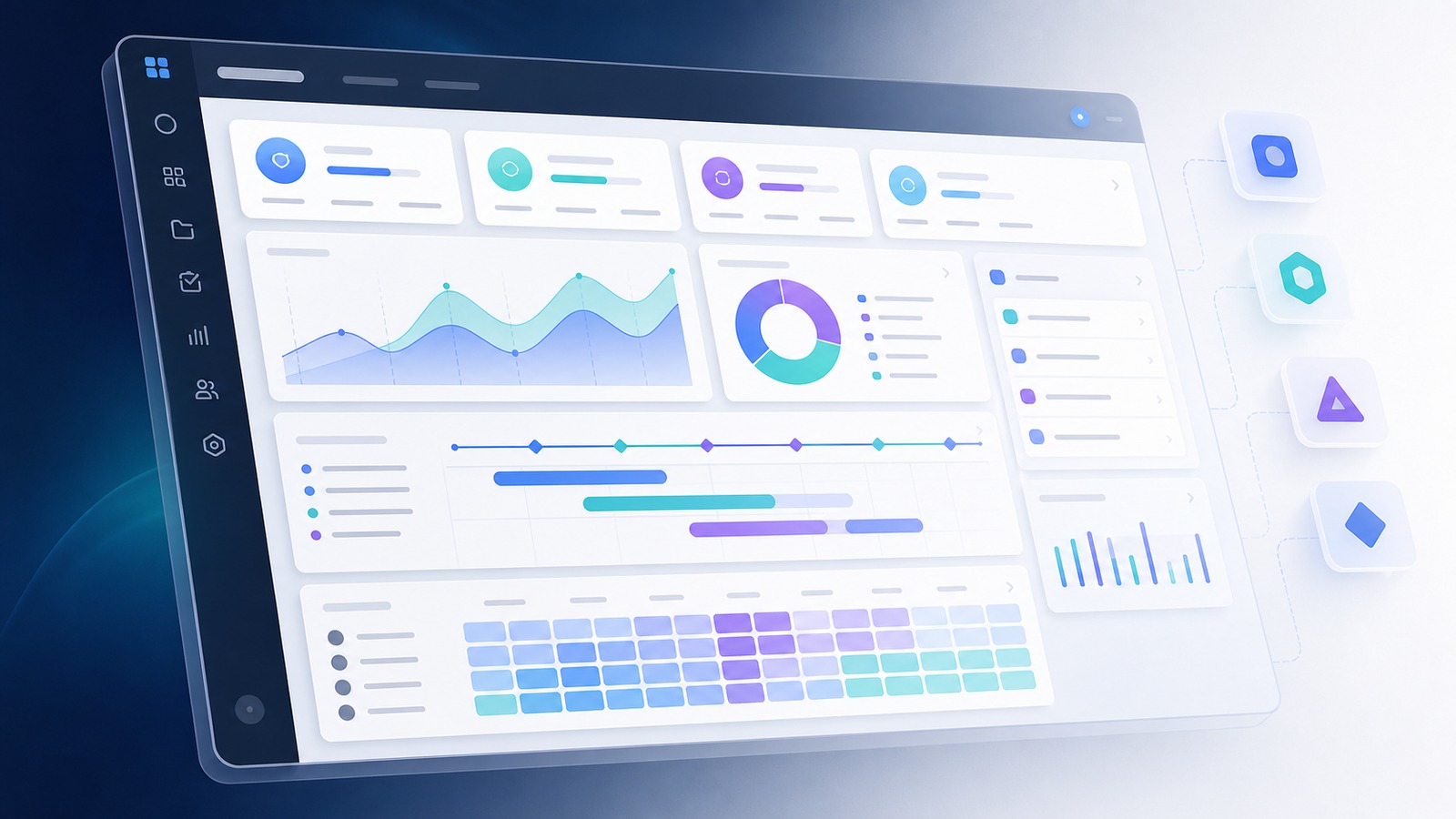 Wrike reporting dashboard and team capacity concept